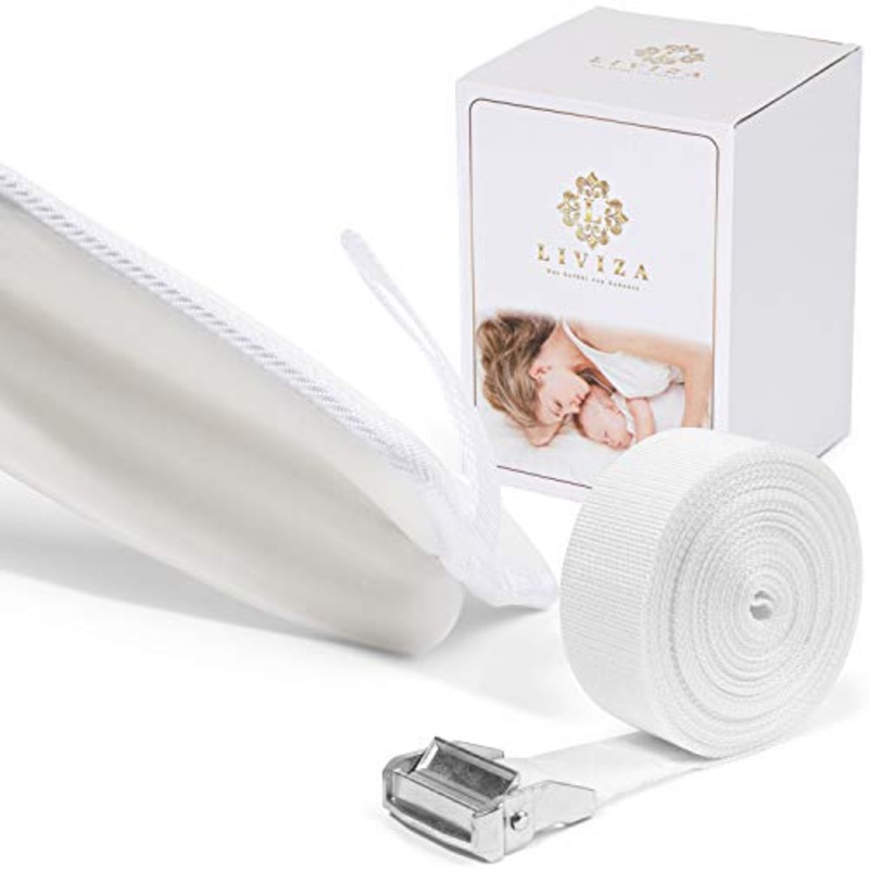 Liviza Ponte dell’amore per materassi  comodo e stabile grazie al rivestimento extra largo  Connettore per materasso con tenuta extra forte grazie al sistema di cinghie