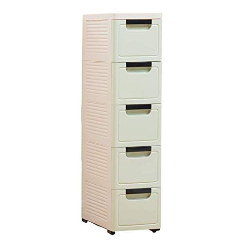 BUDBYU Armadio Laterale Stretto, Armadio Laterale Trapuntato Armadio cassettiera Armadio Bambino Armadio da Cucina cassettiera da Bagno risparmia Spazio
