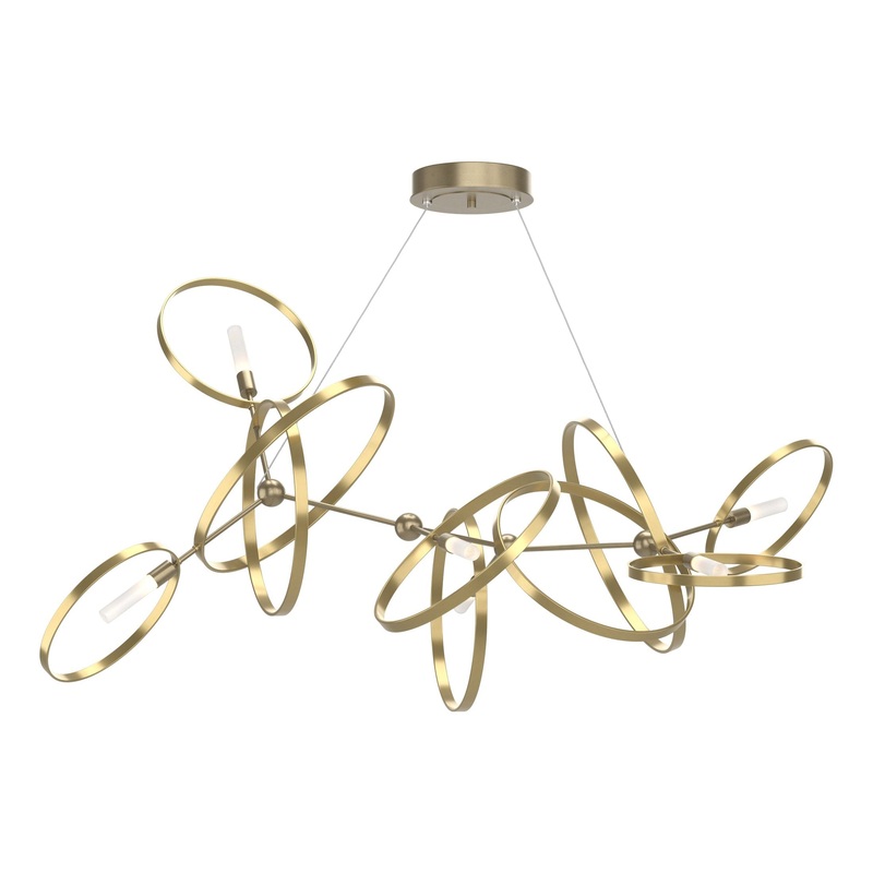 Celesse Pendant Soft Gold Modern Brass