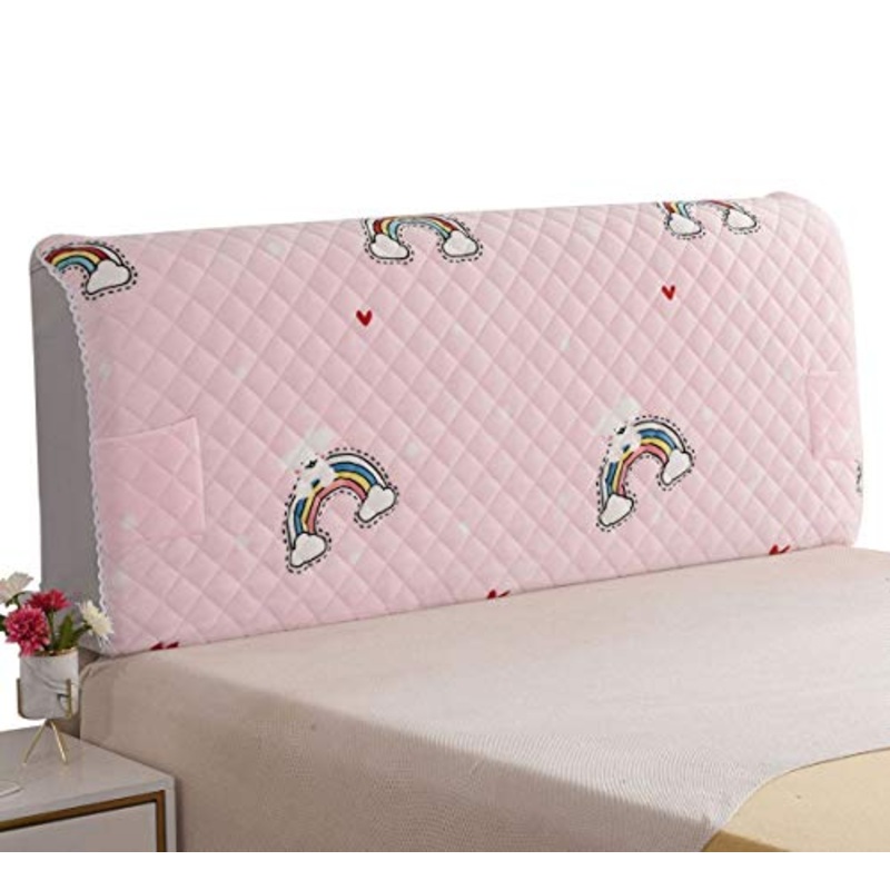 HDGZ Fodera Elastica Protezione Copertura per Testiera per Letto Copri Testata Letto Elastico all-Inclusive Coperchio Europeo Soft Cover Lavabile Testata Letto (Color : L, Size : 200 * 60cm)