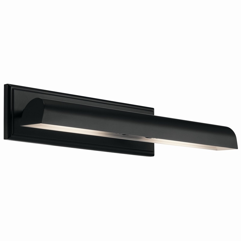 LED Picture Light from the Carston Collection in Black Finish by Kichler