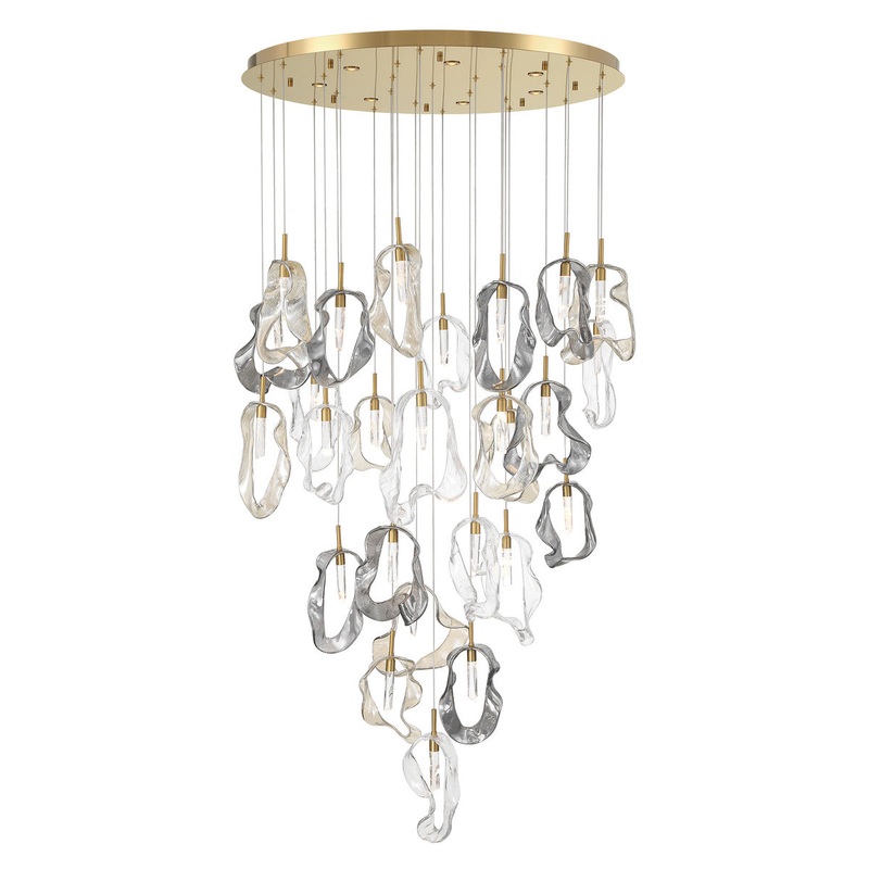 Norah 26-Light 39″ Chandelier Gold