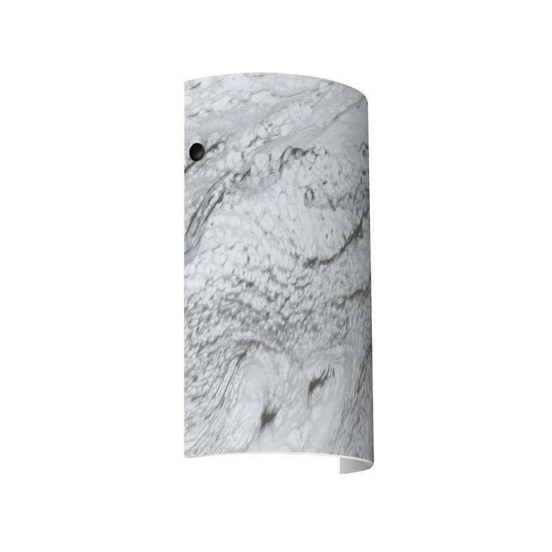 Besa 7042MG-BK Tamburo One Light Wall Sconce Black