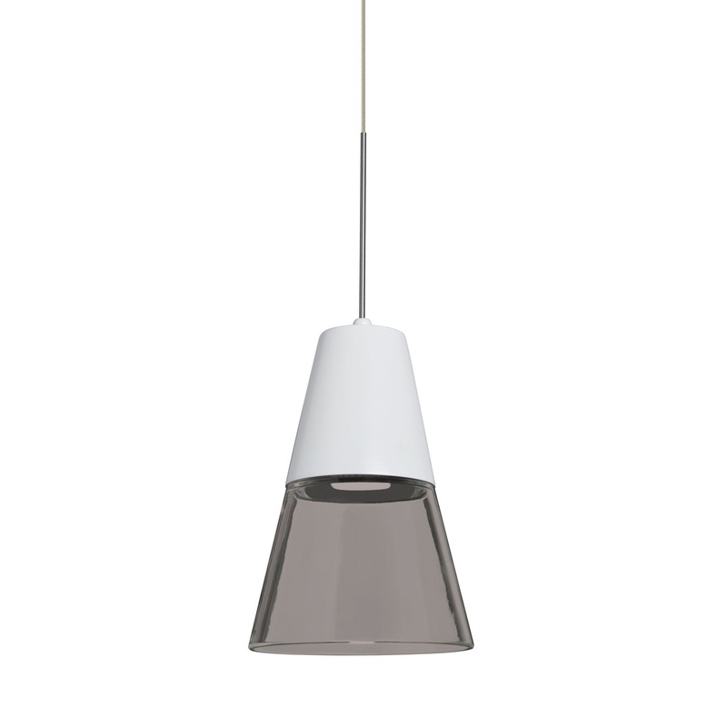 Besa X-TIMO6WS-LED-SN Timo 6 One Light Pendant Satin Nickel
