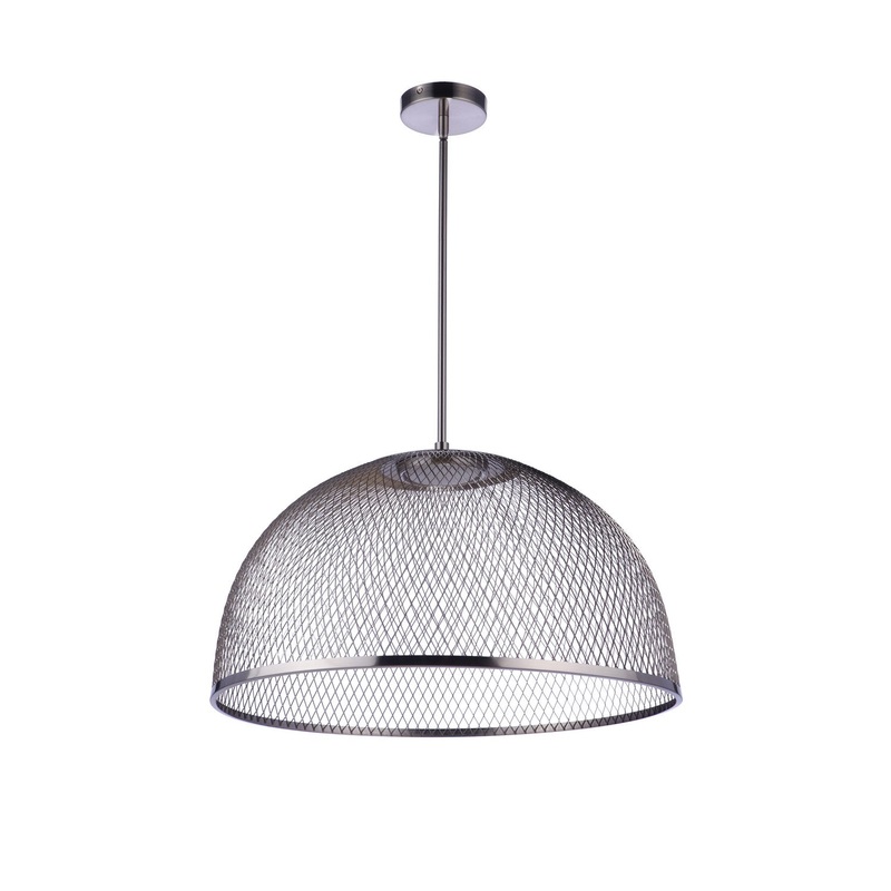 Craftmade P1005BNK-LED Sculptural Statement Pendants LED Pendant Brushed Polished Nickel