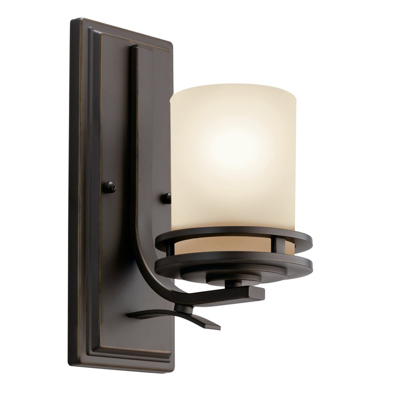 Kichler 5076OZ One Light Wall Sconce, Olde Bronze