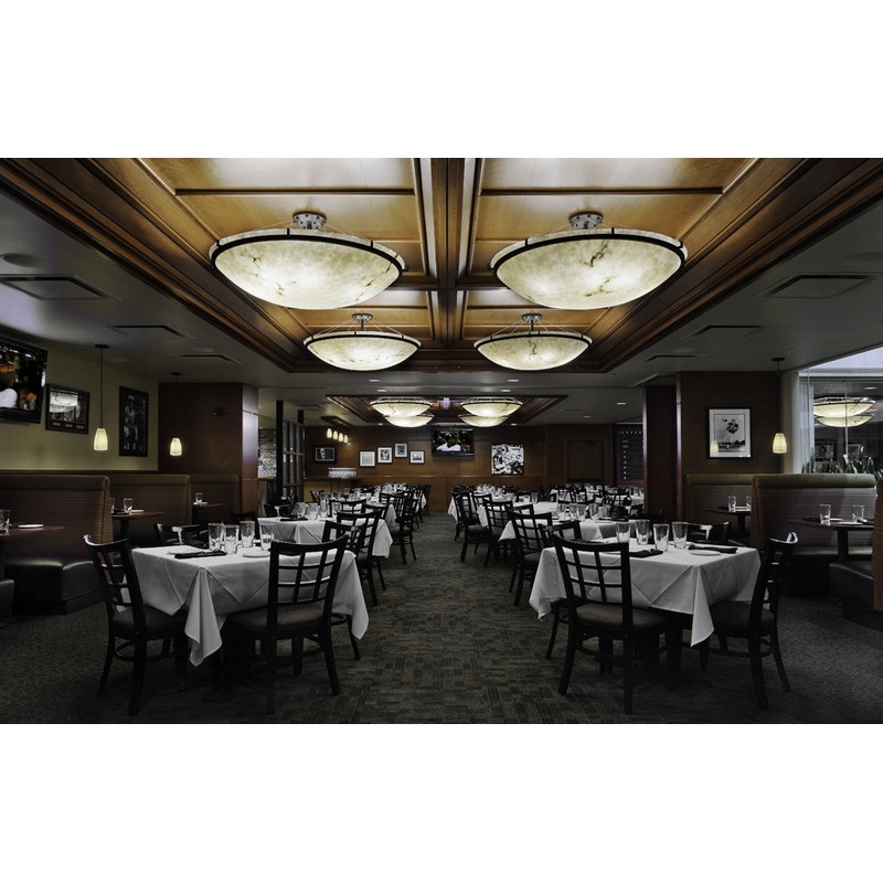 LED Semi-Flush Mount from the LumenAria Collection in Dark Bronze Finish by Justice Designs