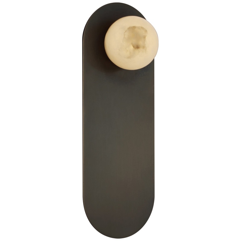LED Wall Sconce from the Pertica Collection in Mirrored Bronze Finish by Visual Comfort Signature