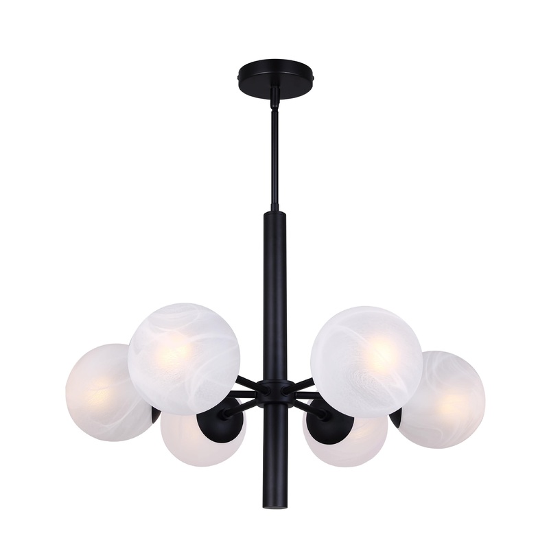 Mackenna 6-Light Chandelier Black