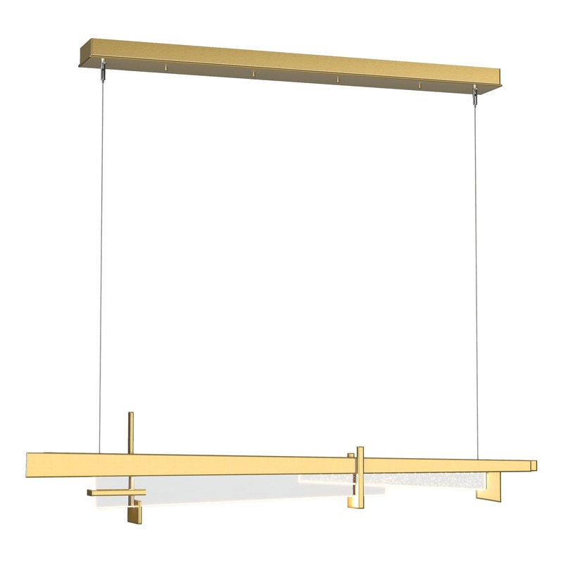 Tenon LED Pendant Modern Brass