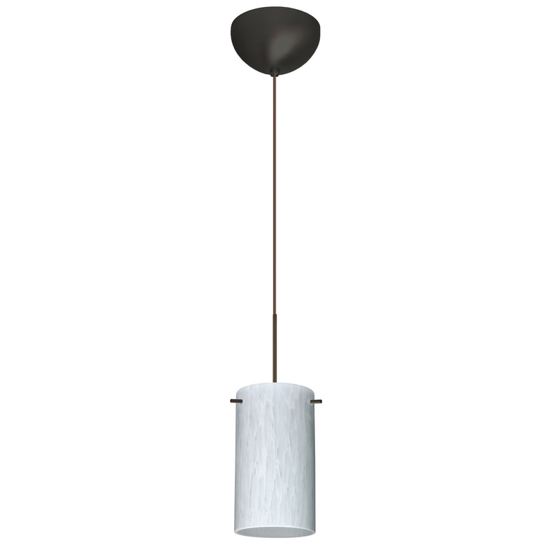 Besa 1XC-440419-BR Stilo One Light Pendant Bronze