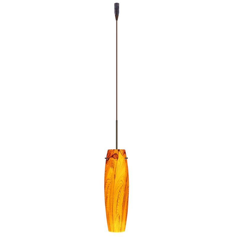 Besa RXP-4121HB-BR Tu Tu One Light Pendant Bronze