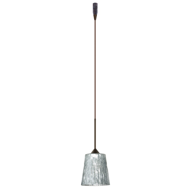 Besa RXP-5125SF-BR Nico One Light Pendant Bronze