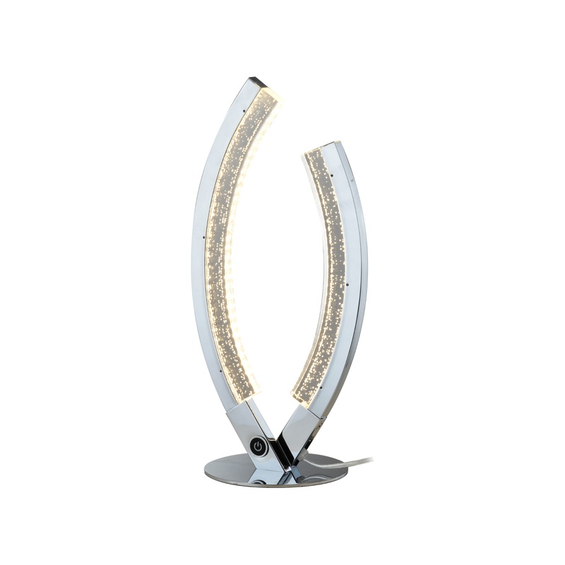Chrome Accent Lamp with Acrylic Diffusers Chrome