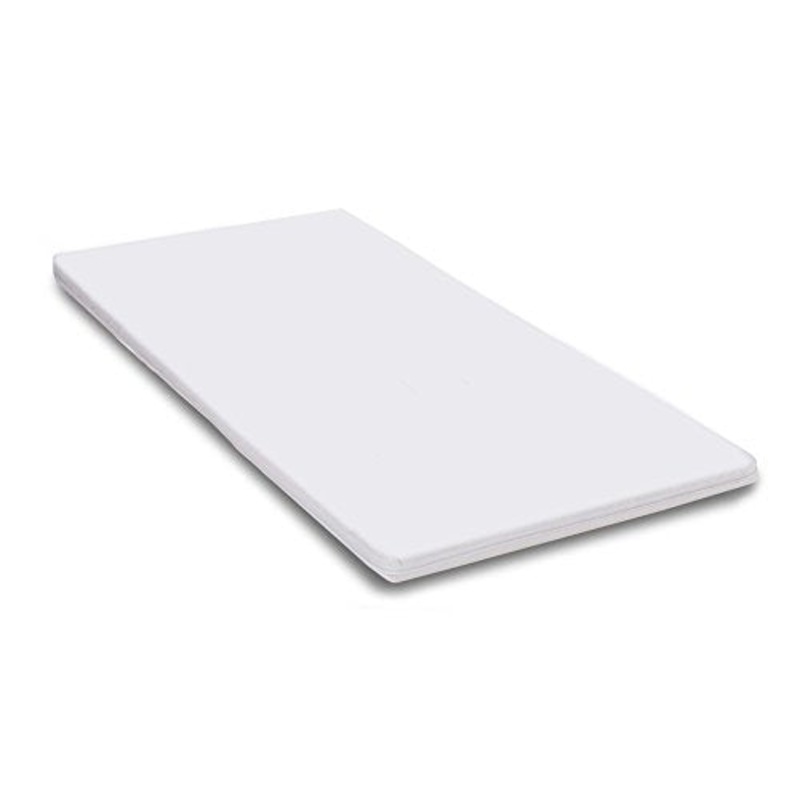 DINAFLEX Materasso SOTTOCOSTO, MORFEO Topper 80X190, Alto 8 CM in Poliuretano ESPANSO WATERFOAM, Ortopedico Anallergico E ANTIACARO, Extra Comfort