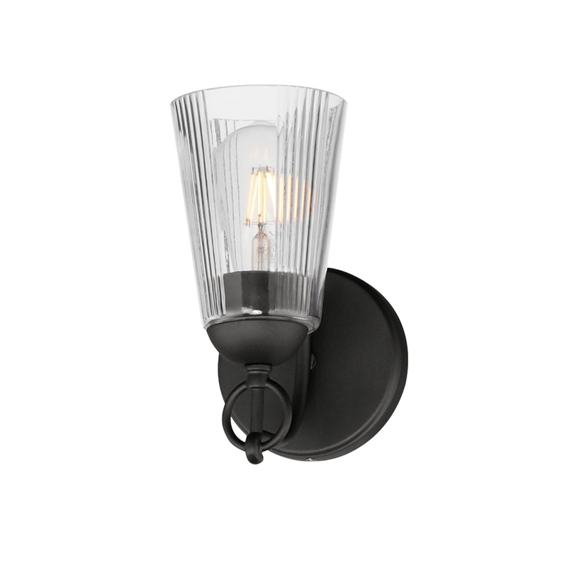 Jackson Hole 1-Light Wall Sconce Black