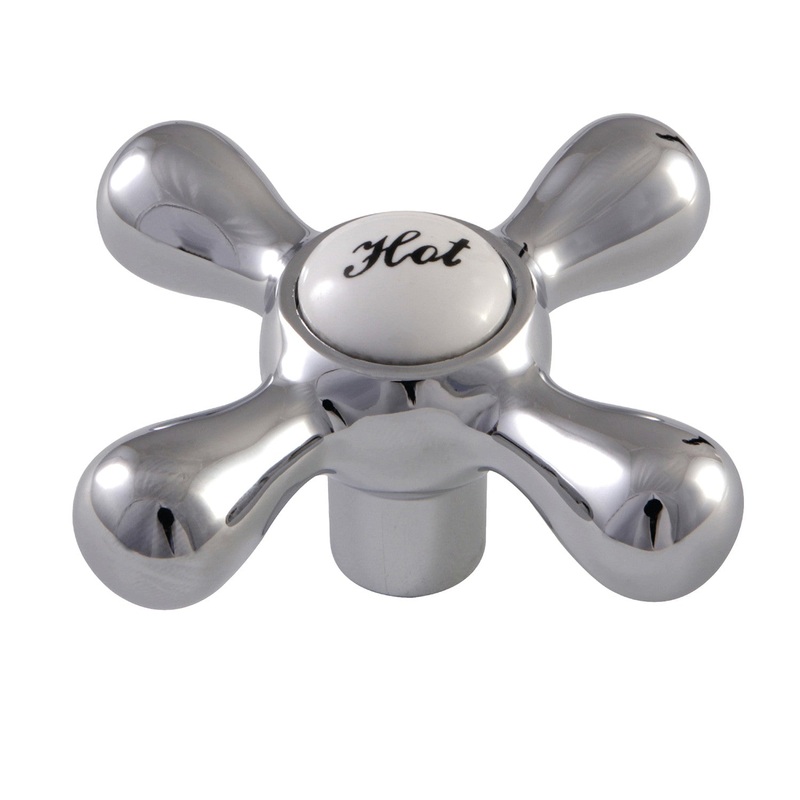 KSH213H Hot Metal Cross Handle, Polished Chrome