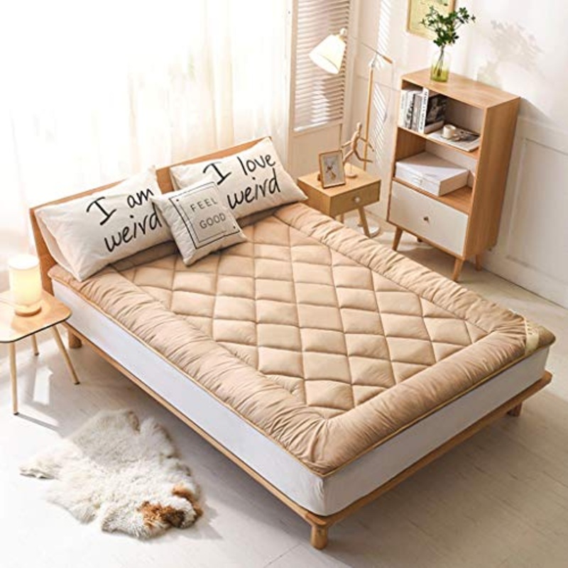 Materasso pieghevole futon giapponese Materasso Pad tatami futon tappetino di spessore 5 cm morbida diamante modello di sonno Pad Bassa allergica futon divano-letto materasso usato for il dormitorio C