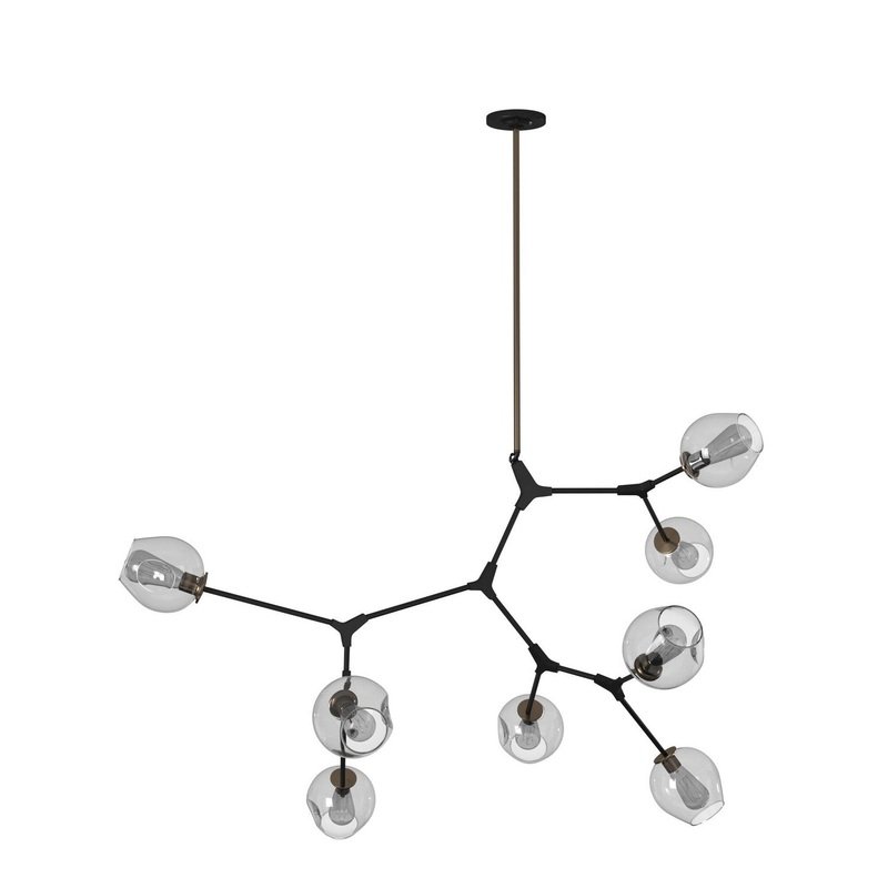 Organic Chandelier – Vintage Brass / 40.00