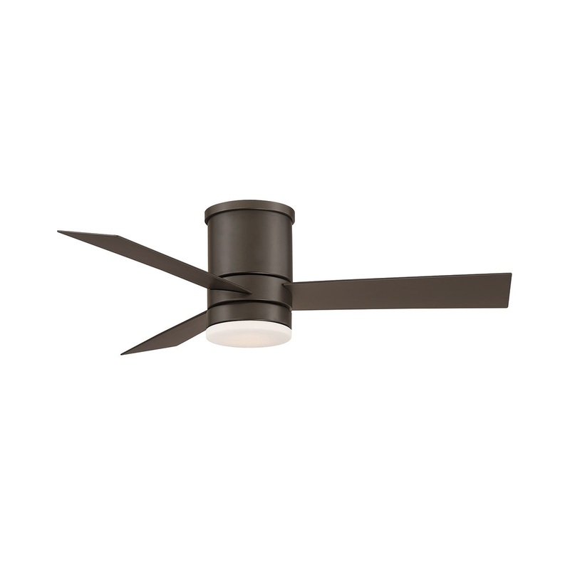 3-blade Axis Flush Ceiling Fan by Modern Forms Fans (Wet Rated) 44″ Bronze CCT