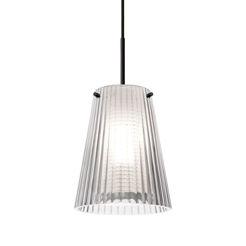 Besa 1JC-DIONCL-BK Besa Dion Pendant One Light Pendant Black