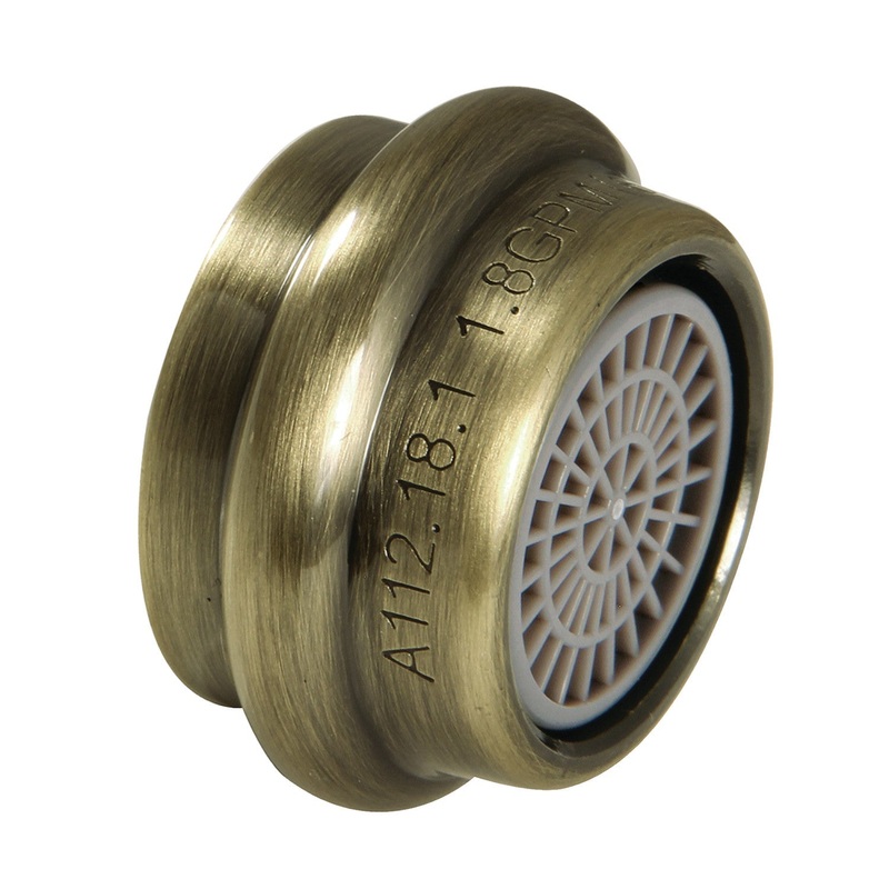 Cal Green Z18KBSA1603 1.8 GPM Female Aerator, Antique Brass