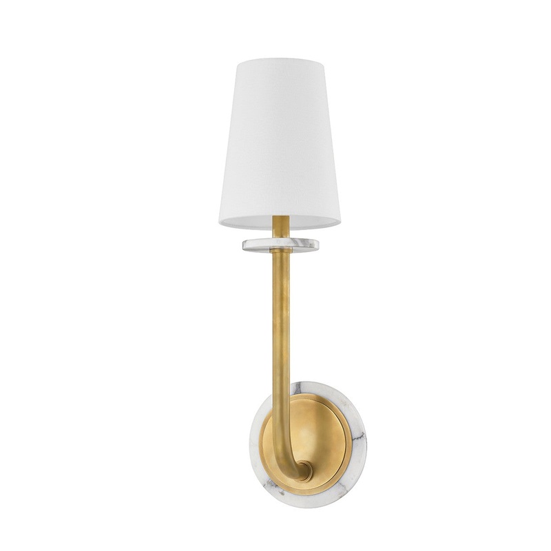 Corbett Lighting 446-22-VB Avesta One Light Wall Sconce Vintage Brass