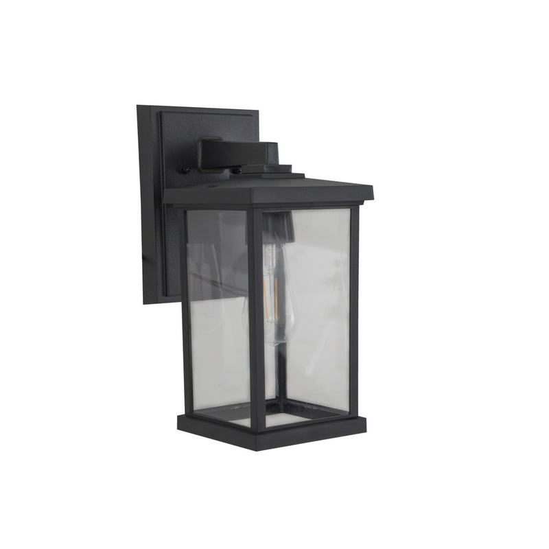 Craftmade ZA2414-TB-C Resilience Lanterns One Light Outdoor Lantern Textured Black