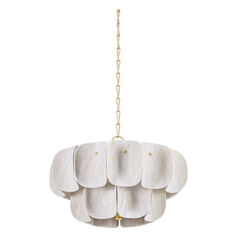 Amalfi 8-Light Chandelier Vintage Gold Leaf