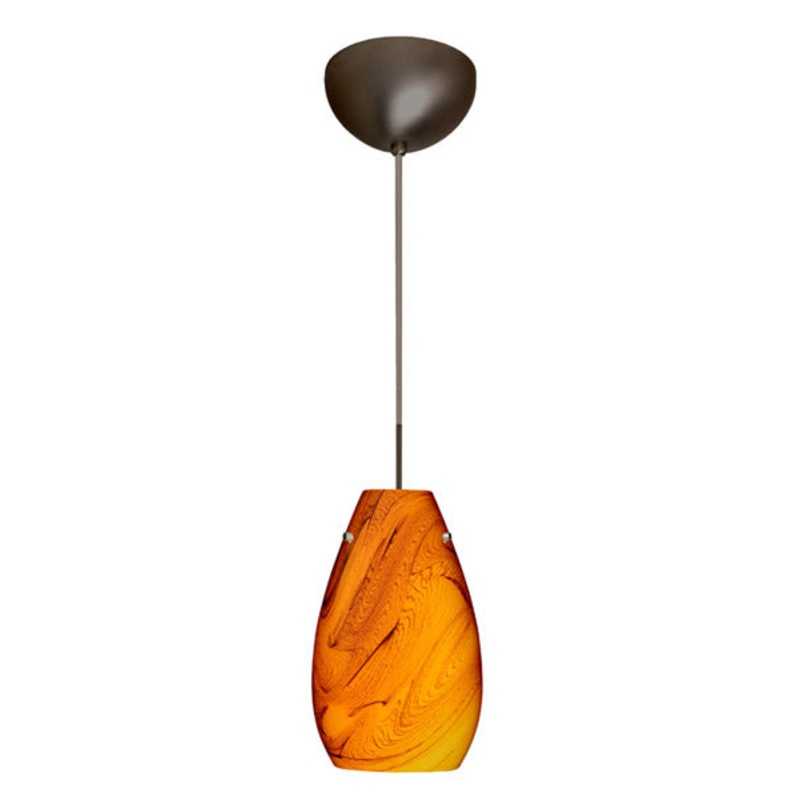 Besa 1JC-4126HB-BR Pera One Light Pendant Bronze