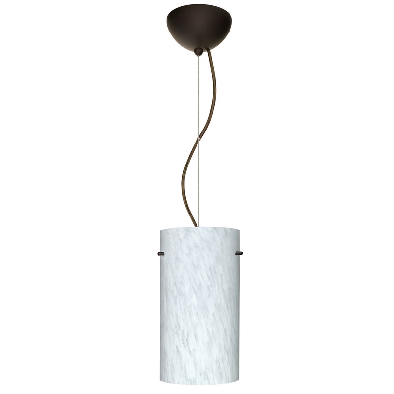 Besa 1KX-412019-LED-BR Tondo One Light Pendant Bronze