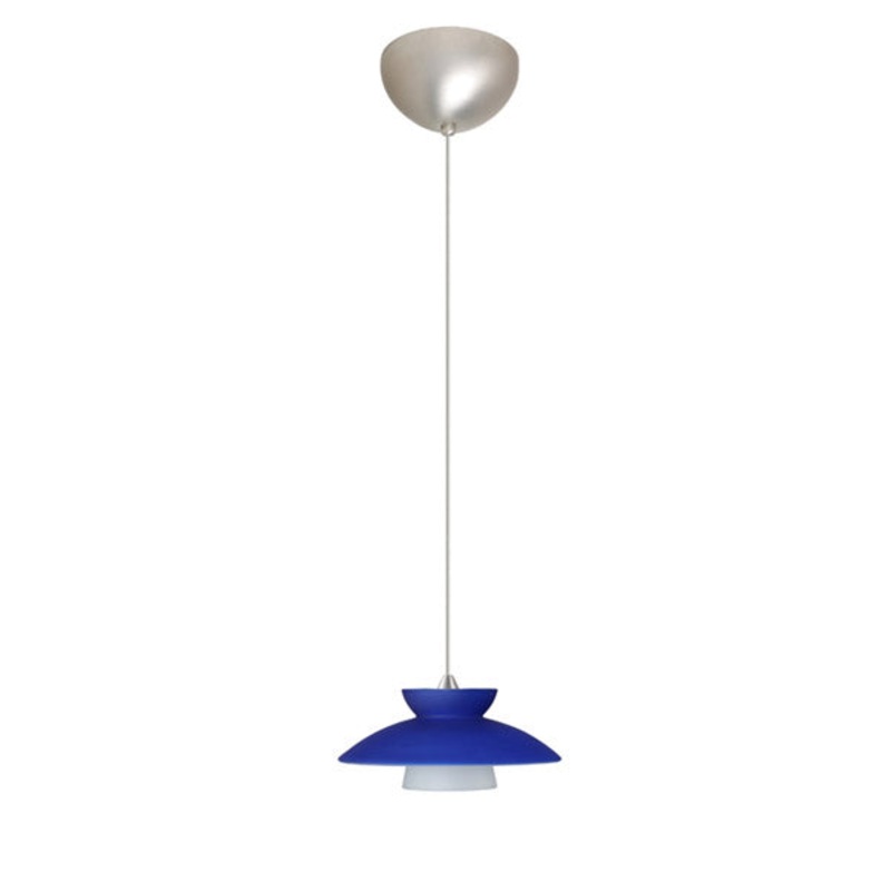 Besa 1XC-271823-SN Trilo One Light Pendant Satin Nickel