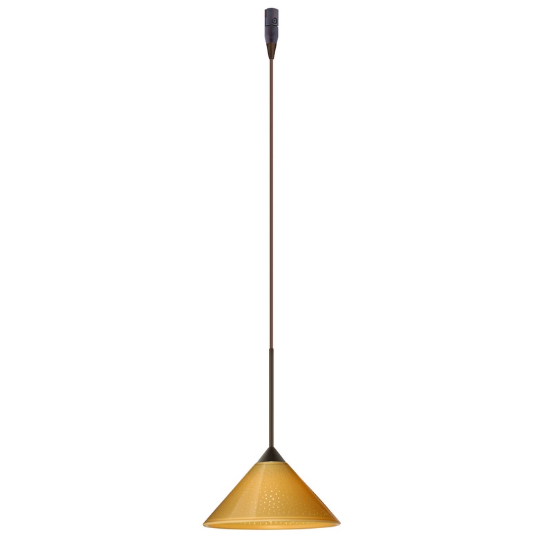 Besa RXP-282490-BR Kona One Light Pendant Bronze