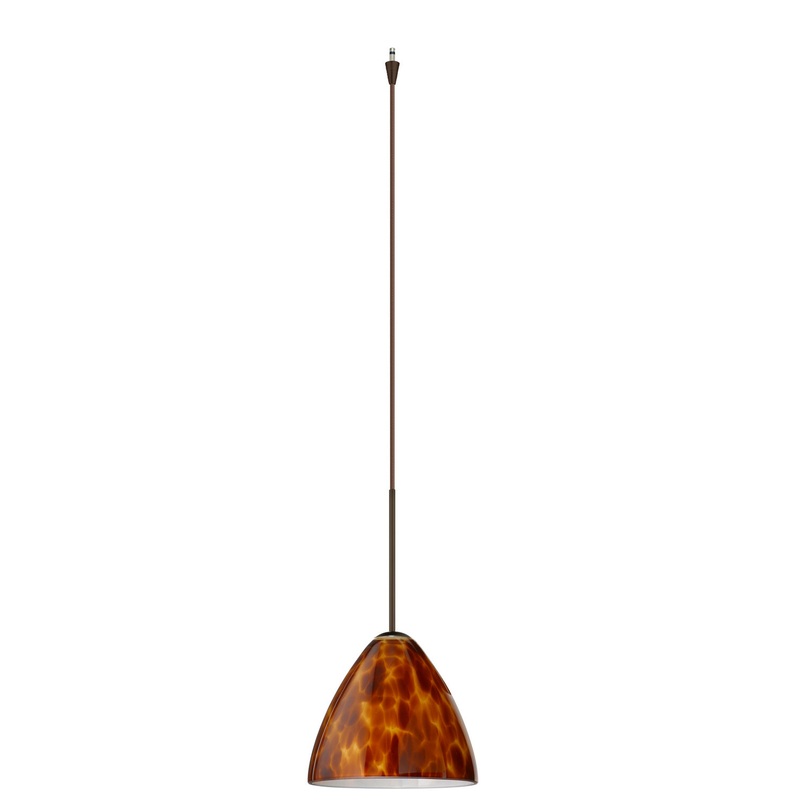 Besa XP-177918-BR Mia One Light Pendant Bronze