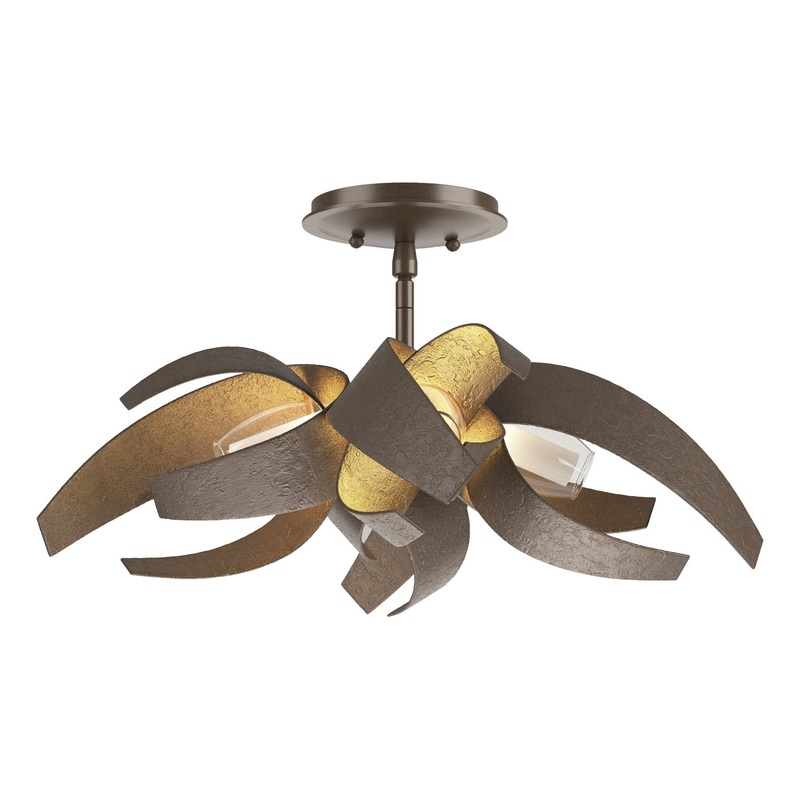Corona Semi-Flush Bronze