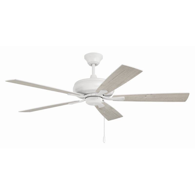 Craftmade ECF52W5-WWOK Eos 52″Ceiling Fan White