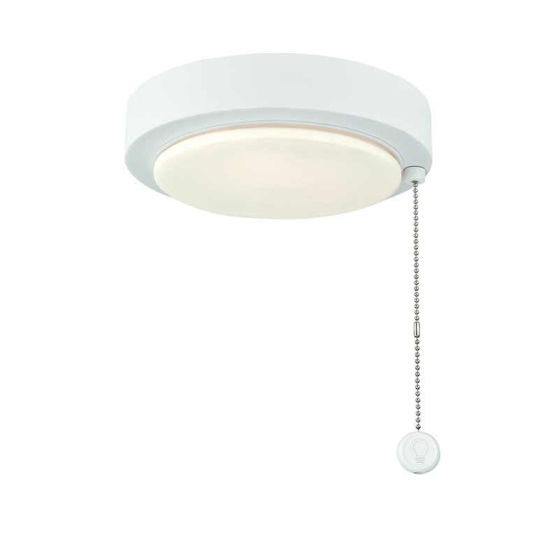 Fanimation LK179MWW Light Kits One Light Fan Light Kit Matte White (Discontinued)