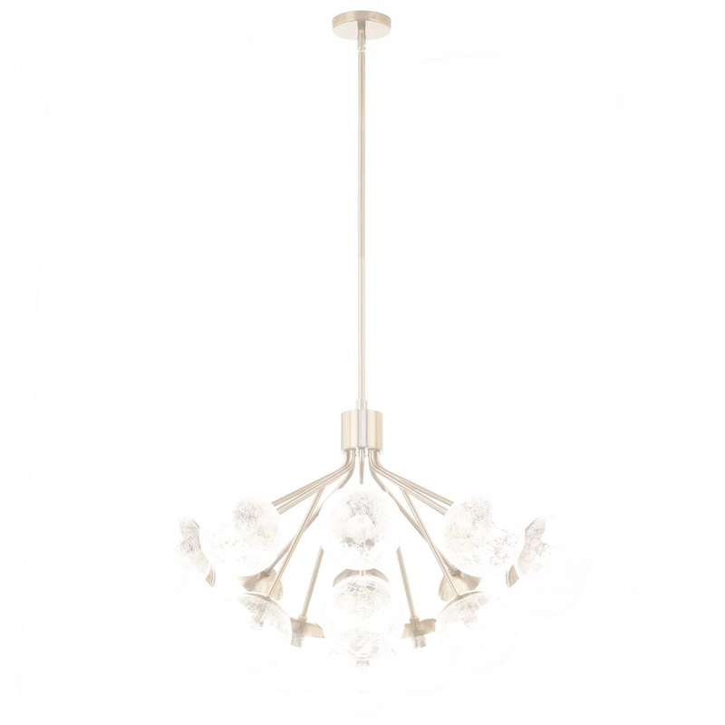 Kichler 52702CPZ 16 Light Chandelier Convertible, Champagne Bronze