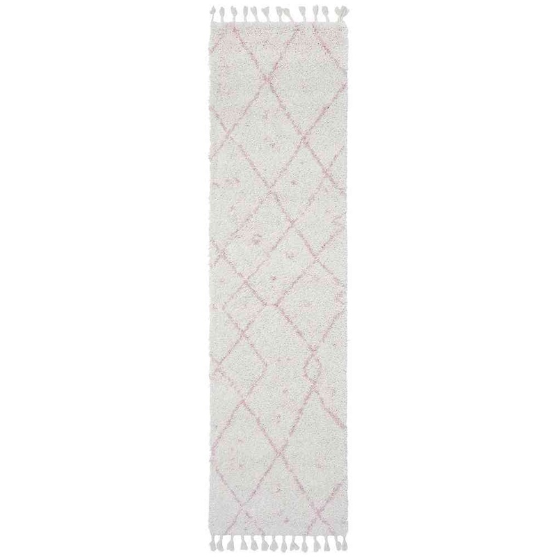 Saffron 44 Pink Runner by Rug Culture – 300X80CM – RUNNER