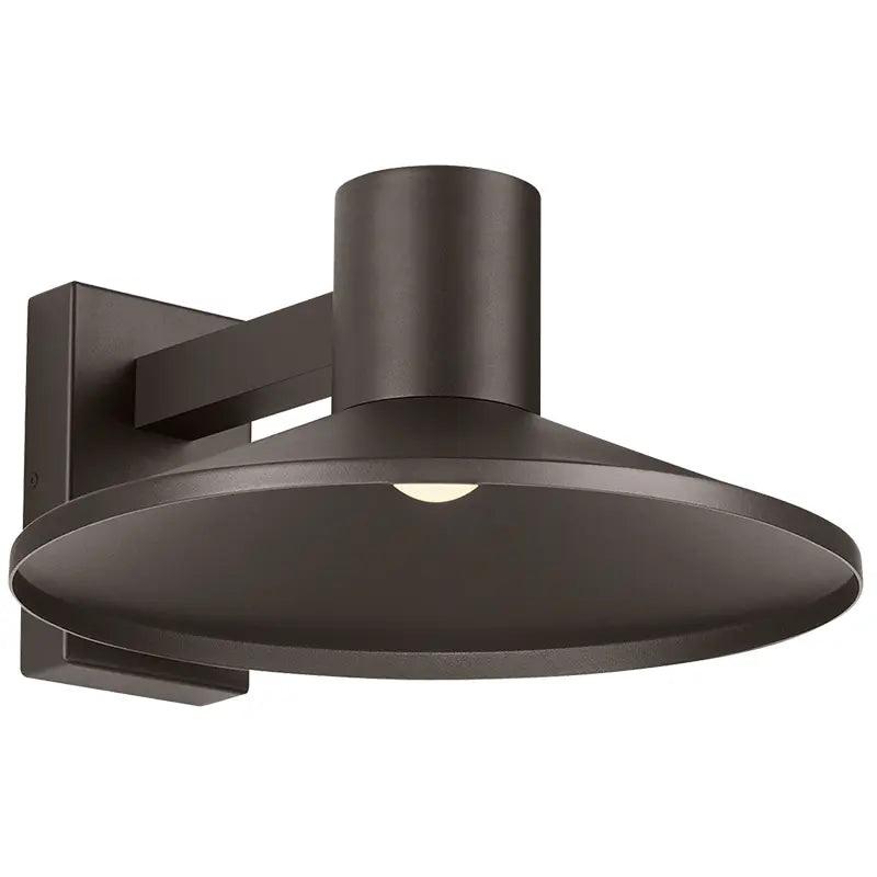 Ash 16 Outdoor Wall Bronze with Dome Lens 3000K / 18W (High Output) Button Photocontrol + Surge Protection