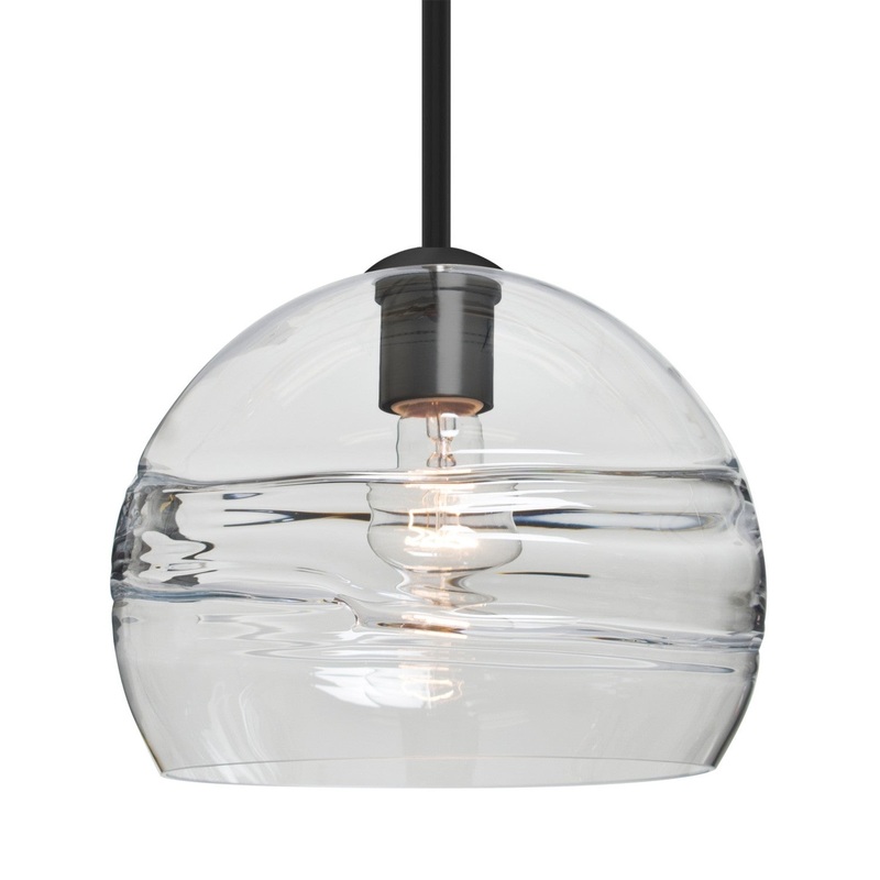 Besa 1TT-SPIR10CL-BK Besa Spirit 10 Stem Pendant One Light Pendant Black