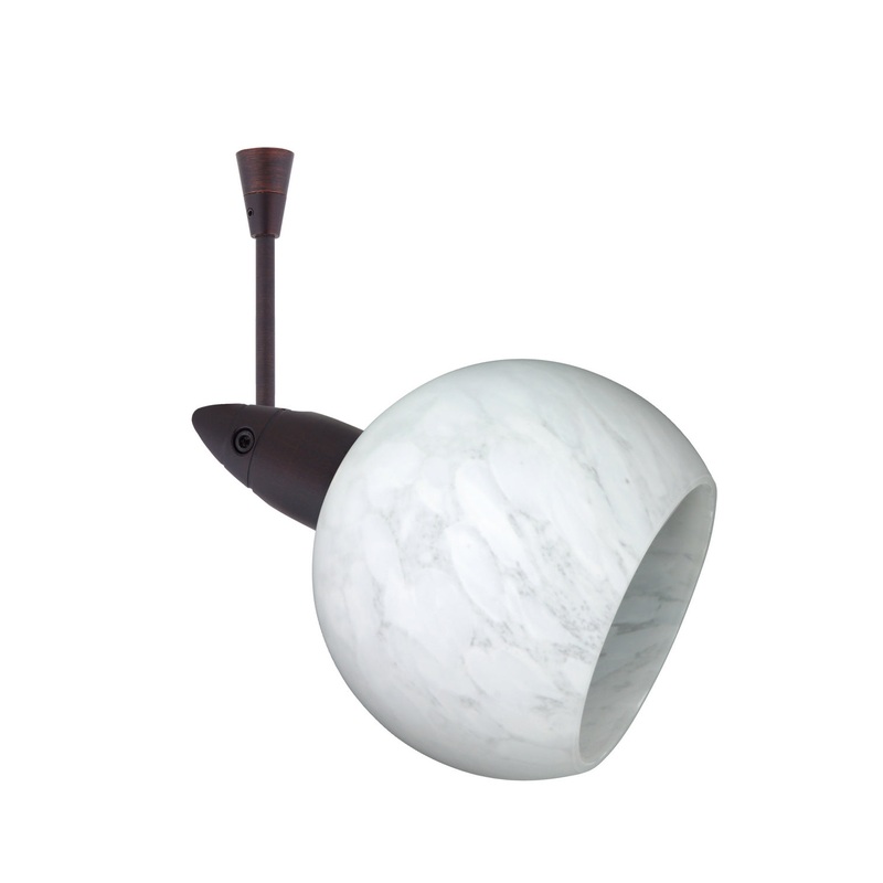 Besa SP-155919-BR Palla One Light Spotlight Bronze