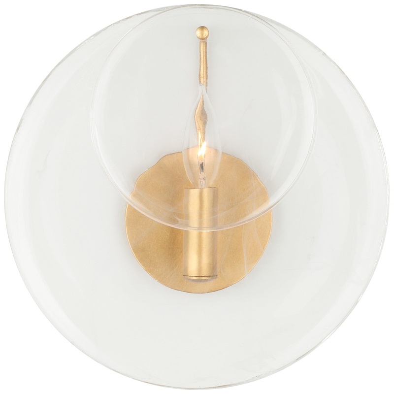 One Light Wall Sconce from the Loire Collection in Gild Finish by Visual Comfort Signature