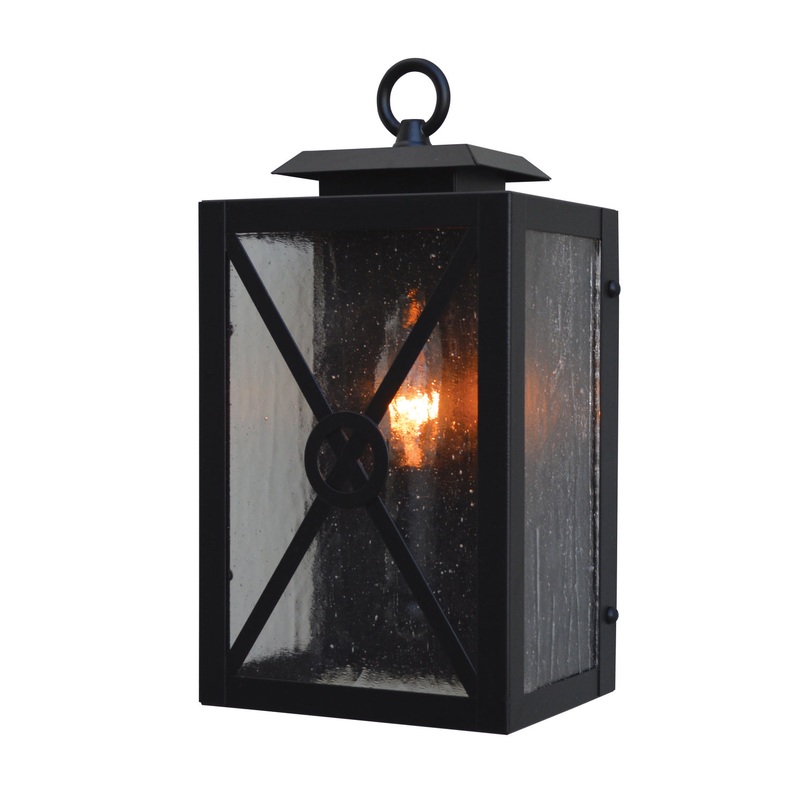 Arroyo EXS-6CS-BK Exeter One Light Wall Sconce Satin Black