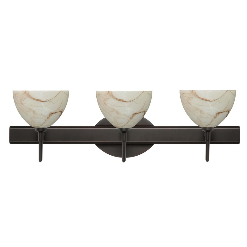 Besa 3SW-467983-BR Brella Three Light Wall Sconce Bronze