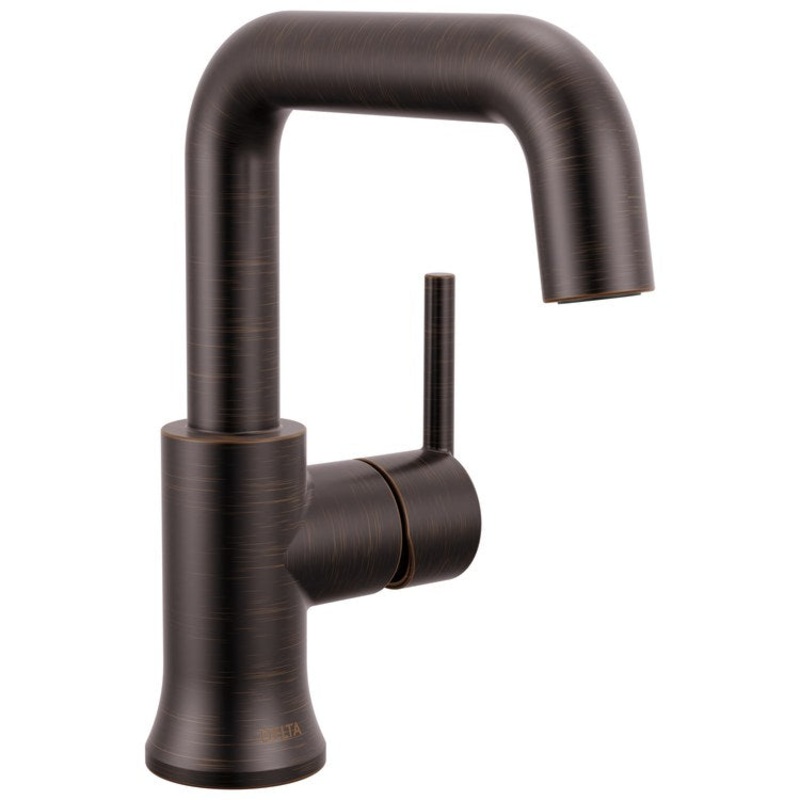 Lavatory Faucet Trinsic 1 Lever ADA WaterSense/CALGreen Venetian Bronze 1.2 Gallons per Minute Deck Mount Metal Pop-Up Drain 1 Hole