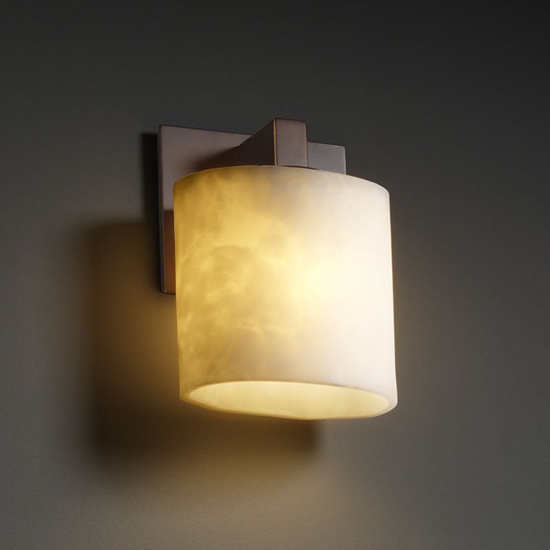 Wall Sconce from the Clouds Collection in Dark Bronze Finish by Justice Designs