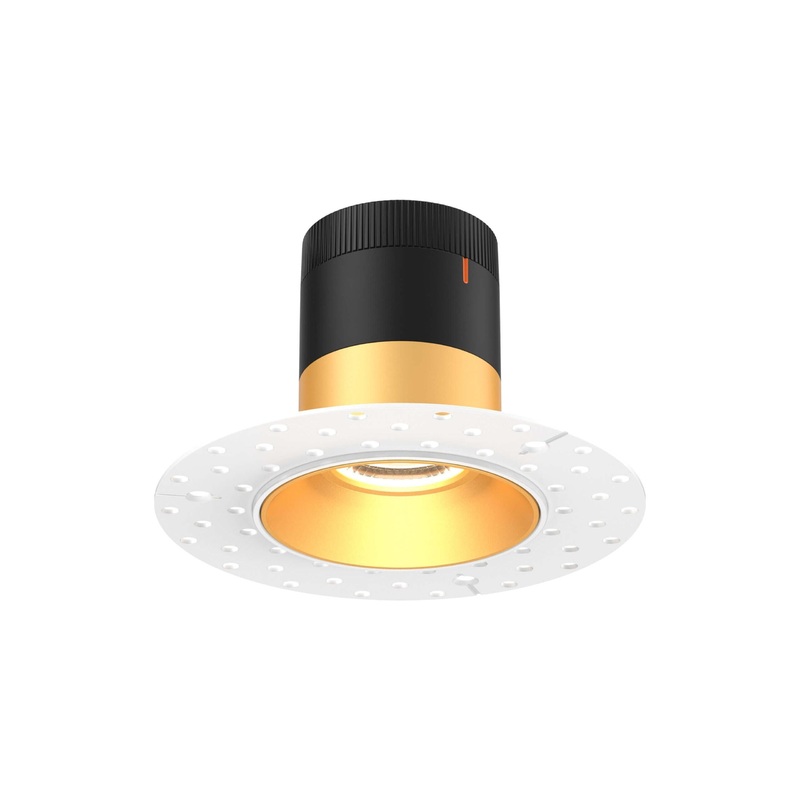 3″ Modular Downlight Gold (Trimless) 20 Degrees Regressed