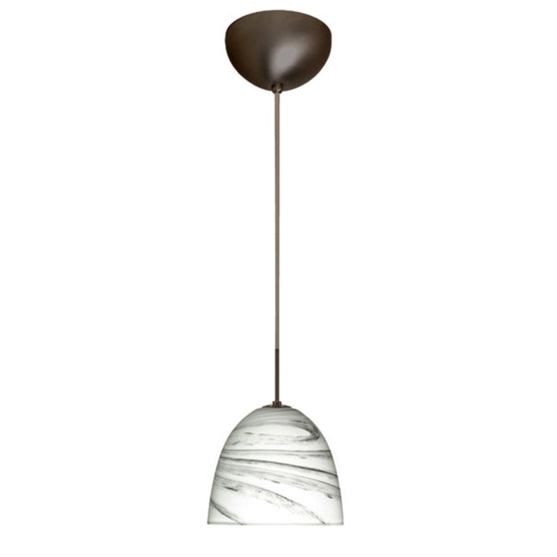 Besa 1BC-7572MG-BR Sasha One Light Pendant Bronze