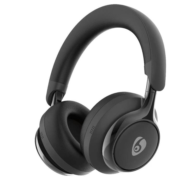 Black Premium Wireless ANC Headphones – Bluetooth 5.4, 32H Playtime, Foldable Over-Ear Design, Comfort Earpads for Travel & Gaming